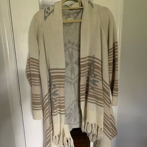open cardigan sweater